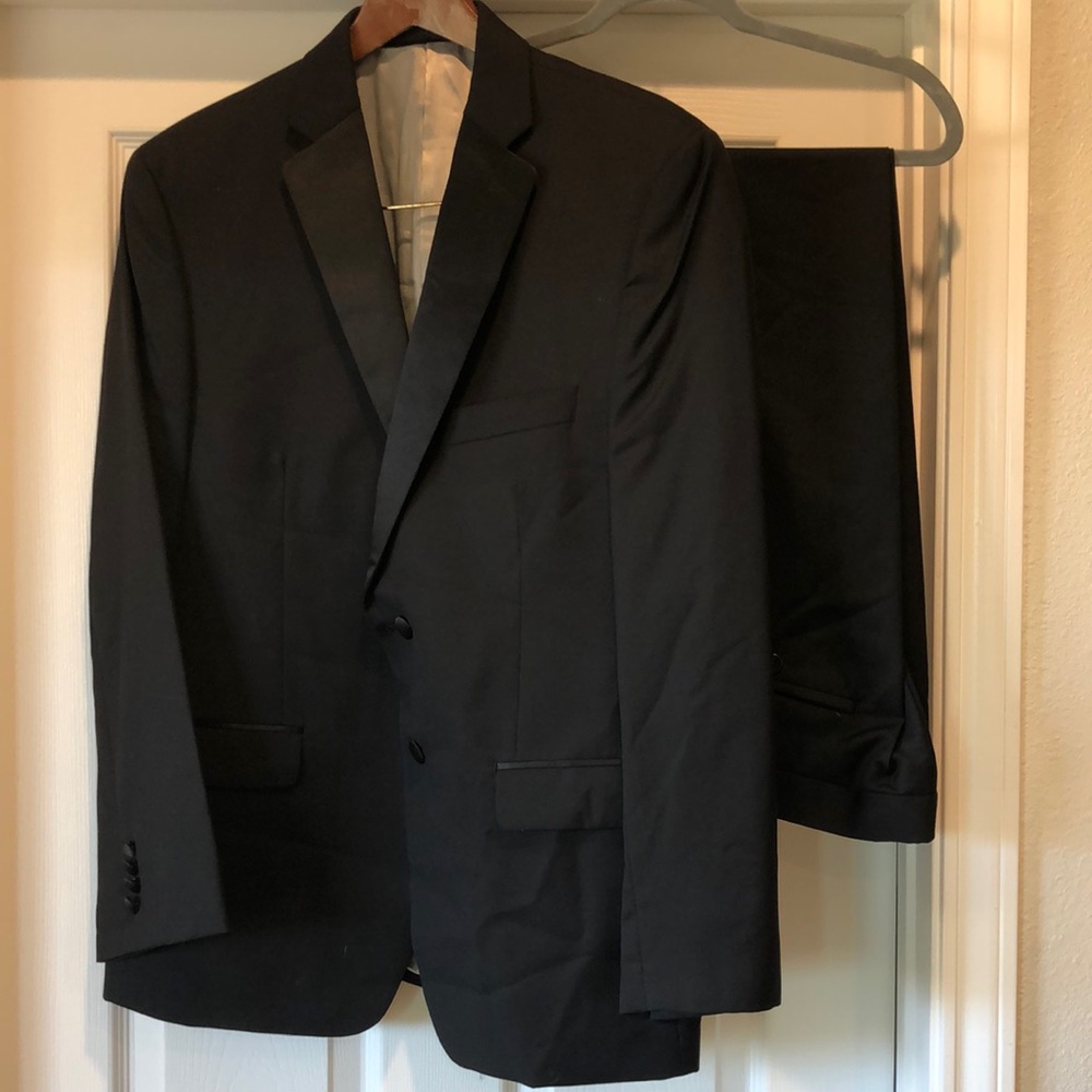 Calvin Klein Black 2pc Tuxedo